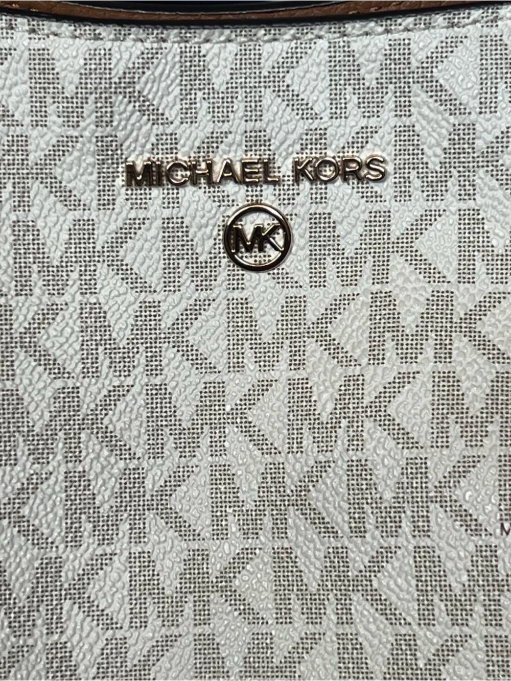 Michael Kors Carrie Large Logo Shoulder Bag